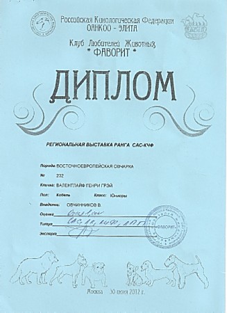 Сертификаты Валентлайф Генри Грэя